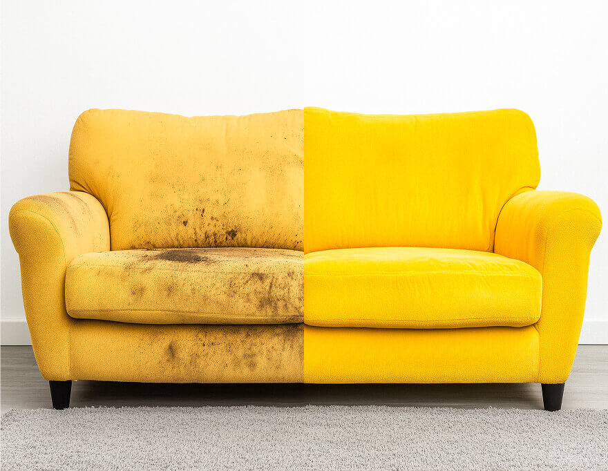 inainte si dupa curatare profesionala